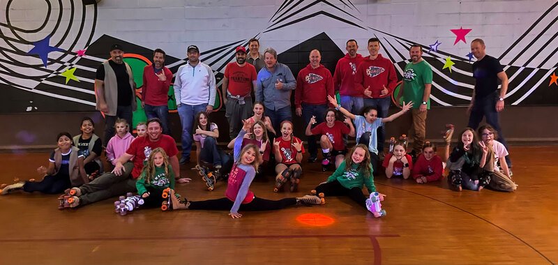 Mountain Nation Roller Skating Day with Dads